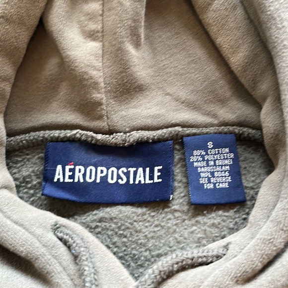 Hunter Green Aeropostale Sm Hooded Sweatshirt - Picture 7 of 7